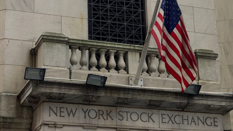 Entrance of the New York Stock Exchange on Wall Street