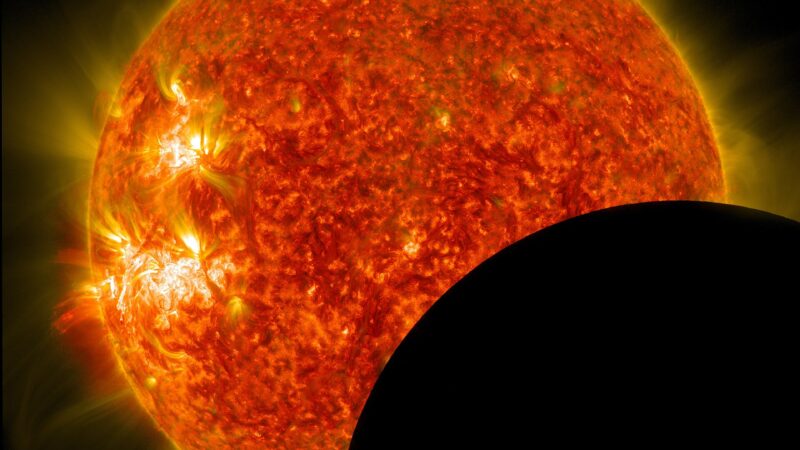 The Sun imaged by NASAs Solar Dynamics Observatory during a prominence eruption. Image: NASA/SDO via Wikimedia Commons, Public domain.