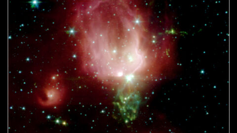 The stellar nursery NGC 7129. Image: NASA via Wikimedia Commons (File:NGC 7129.jpg), Public domain. Video: HubbleWebbESA on YouTube.