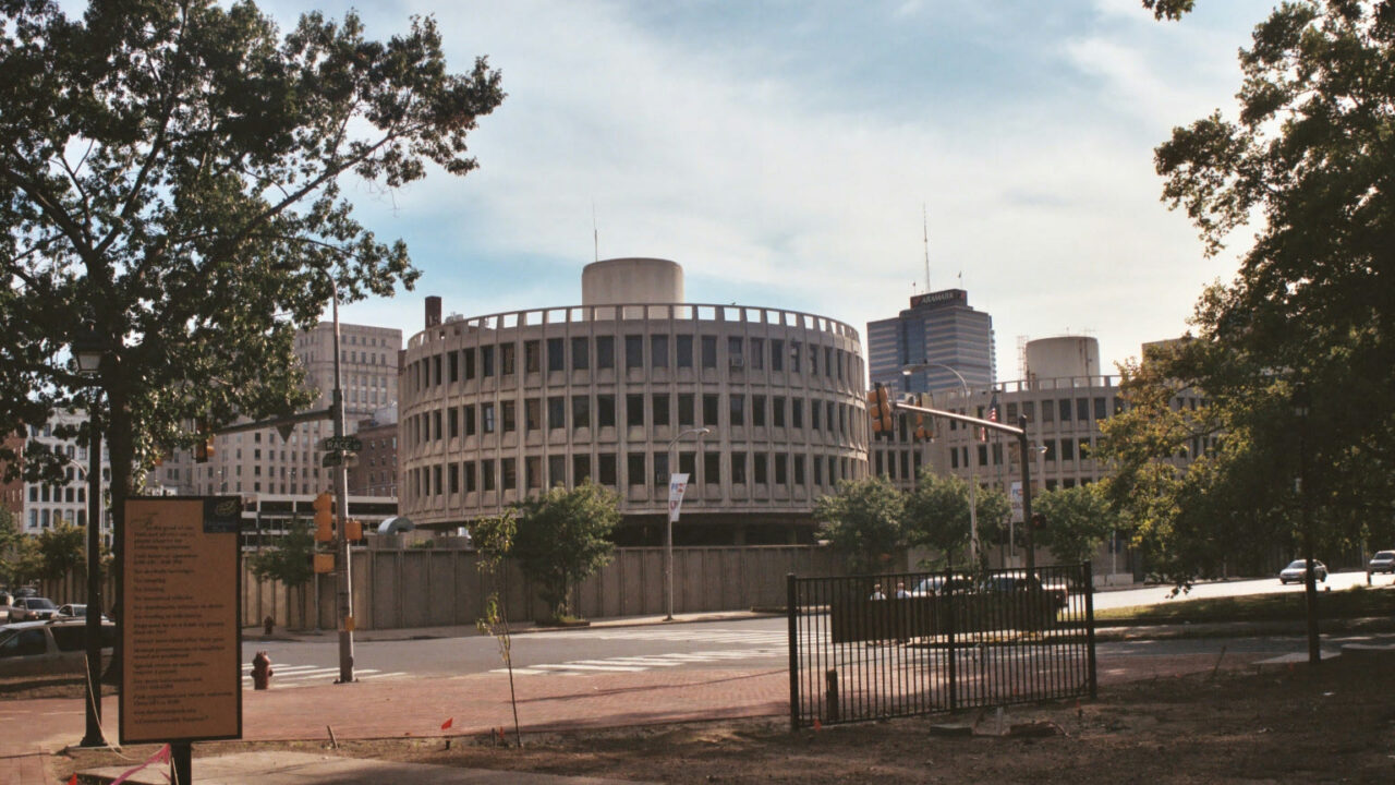 Philadelphia Police Department headquarters building at Race Street in Philadelphia