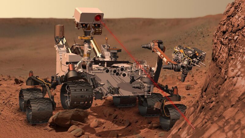 Illustrative photo: Curiosity at Work on Mars (Artist's Concept) (Wikimedia Commons, Public domain)