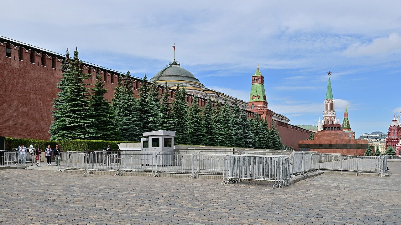 The Kremlin wall and Red Square in Moscow, Russia
