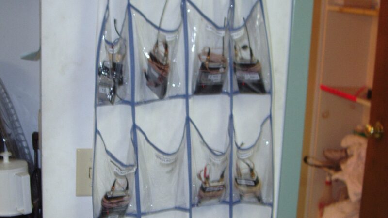 Radio microphone packs ready for voice recording in a studio