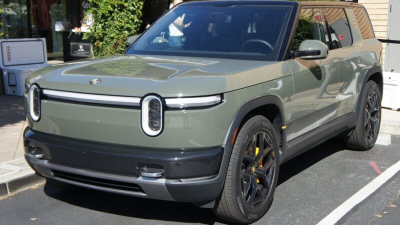 Rivian R2 electric SUV parked outdoors